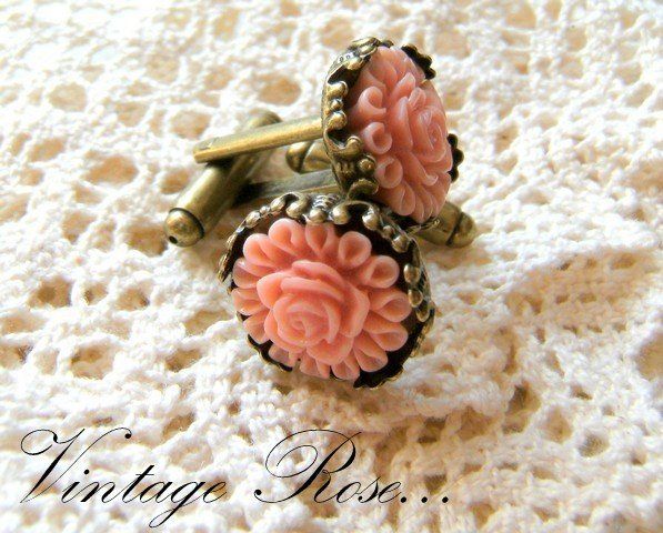 BUTONI VINTAGE ROSE