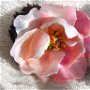 Trandafir Roz - Brosa pentru Martisor, Dragobete, Ziua Femeii, Sfantul Valentin