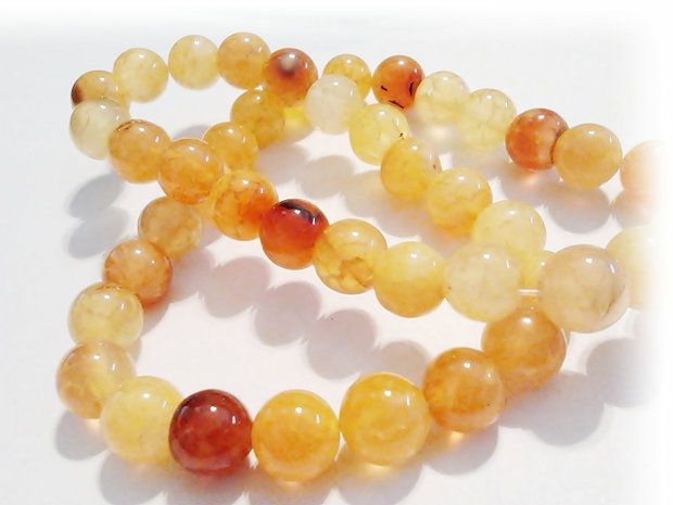 1b Agata amber 8 mm