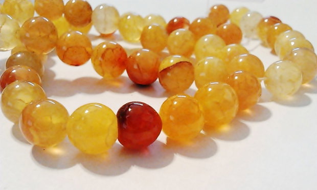 1b Agata amber 8 mm