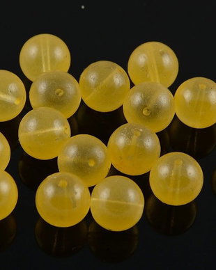 ST042 Margele sticla 8mm, galbene