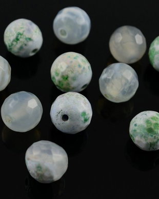 AG144 Agate crab verzi, 8mm