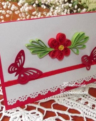 Invitatie quilling