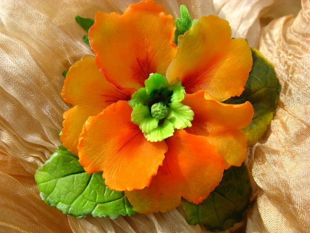 Primula Oranj - Brosa - Martisor