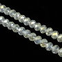 Cristale de sticla transparente, rondele fatetate, 8x6 mm (cod 19-4)