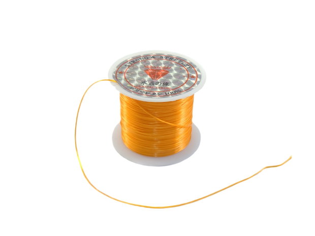 Fir elastic portocaliu, 0,8 mm – 1 m (cod 17-13)