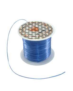 Fir elastic albastru inchis, 0,8 mm – 1 m (cod 17-16)