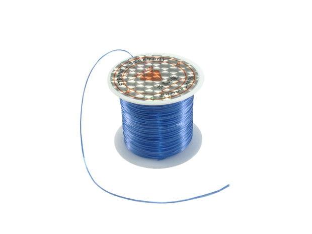 Fir elastic albastru inchis, 0,8 mm – 1 m (cod 17-16)