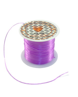 Fir elastic mov deschis, 0,8 mm – 1 m (cod 17-20)