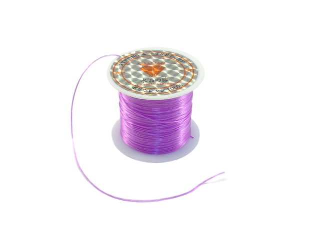 Fir elastic mov deschis, 0,8 mm – 1 m (cod 17-20)