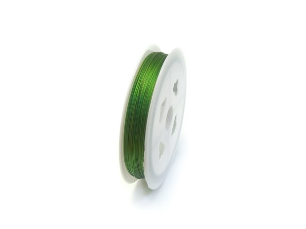 Sarma Tigertail 7 strands, verde, 0,38 mm – 1 m (cod 17-28)