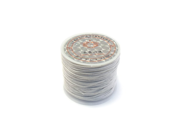 Snur bumbac cerat alb, 1 mm – 1 m (cod 17-36)