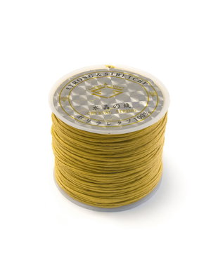 Snur bumbac cerat galben, 1 mm – 1 m (cod 17-38)