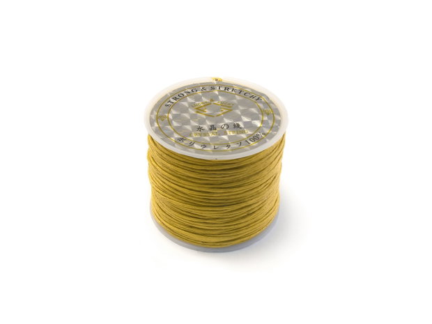 Snur bumbac cerat galben, 1 mm – 1 m (cod 17-38)