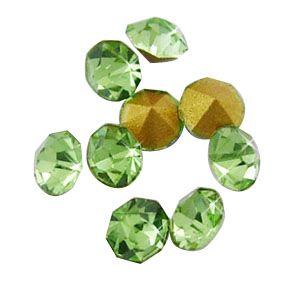 Strasuri rhinestone, verzi, 3.6mm