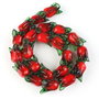 Lalele rosii, lampwork