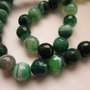 Agate fatetate 8mm verde degrade