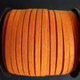 SNUR PORTOCALIU IMITATIE PIELE INTOARSA - 5 X 1,5 MM - 1ML