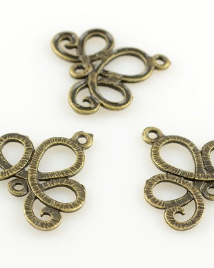 S155 Conector bronz 21x21mm