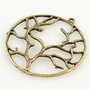 I159 Charms bronz 40mm ramuri copac
