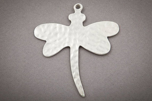 1b Pandantiv placat argint'' Big Dragonfly'' 53 X 60 mm