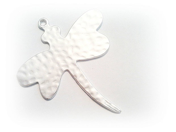1b Pandantiv placat argint'' Big Dragonfly'' 53 X 60 mm