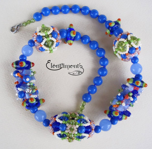 Comorile verii - colier multicolor