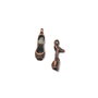 Charm pantof, finisaj cupru antichizat, 19x7 mm (cod 9-174)