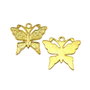 Charm fluture, auriu, 25x20 mm (cod 9-191)