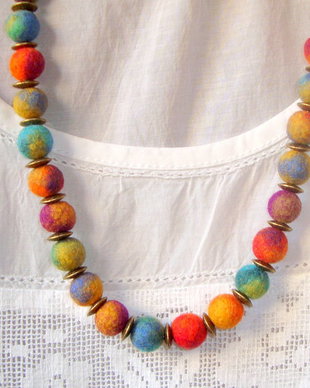 Colourful necklace
