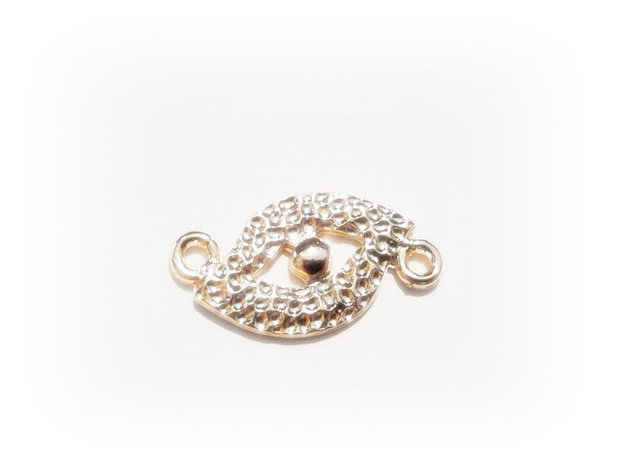 1b Link placat aur '' Ochi '' 14 x 22 mm