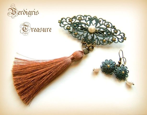 VERDIGRIS TREASURE- BROSA- rezervat momentan!