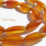 Carneol butoias alungit 20x8 mm
