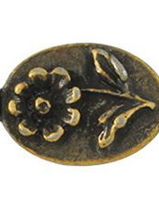 Link, floare, auriu antichizat