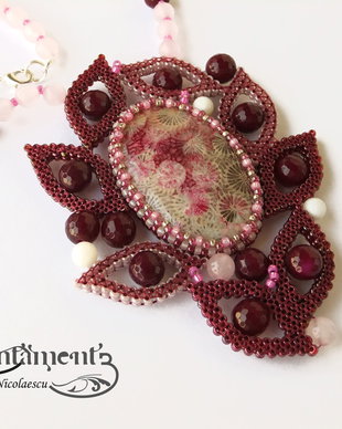 REZERVAT - Regina violet - colier unicat