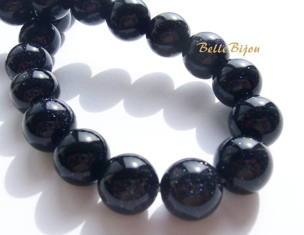 Blue goldstone aprox 13 mm