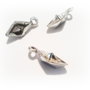 1b Charm placat argint '' Barcuta  '' 8 x 20 x 6 mm
