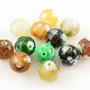 AG214 Agate fatetate colorate patate 10mm
