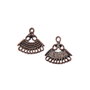 Chandelier finisaj cupru antichizat, 17x16 mm (cod 5-58)