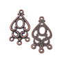 Chandelier finisaj cupru antichizat, 34x18 mm (cod 5-59)