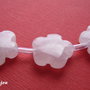 Floricele cuart roz de diametru 15 mm si grosime aprox 5 mm