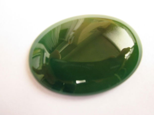 Cabochon agata verde 40x30mm