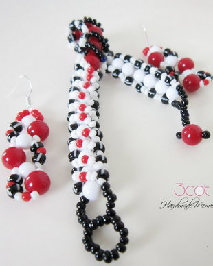 Set bratara- cercei - Premiu Concurs Bijuterii si Accesorii Etnice