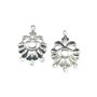 Chandelier placat cu argint, 23x16 mm (cod 5-74)