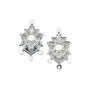 Chandelier placat cu argint, 25x14 mm (cod 5-75)