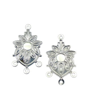 Chandelier placat cu argint, 25x14 mm (cod 5-75)