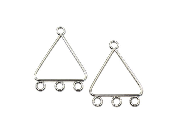 Chandelier placat cu argint, 27x21 mm (cod 5-76)