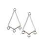 Chandelier placat cu argint, 34x20 mm (cod 5-77)