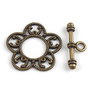 Inchizatoare toggle bronz, 25 mm