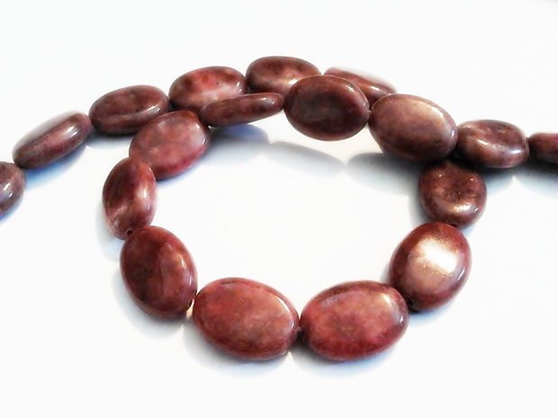 1b Rosaline (Thulite ) 14 x 10mm